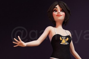 Эбби - 3D Girl Character от GameYan 3D Анимационная Студия