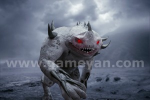 3D Monster персонаж Дизайн плаката от 3D Production HUB