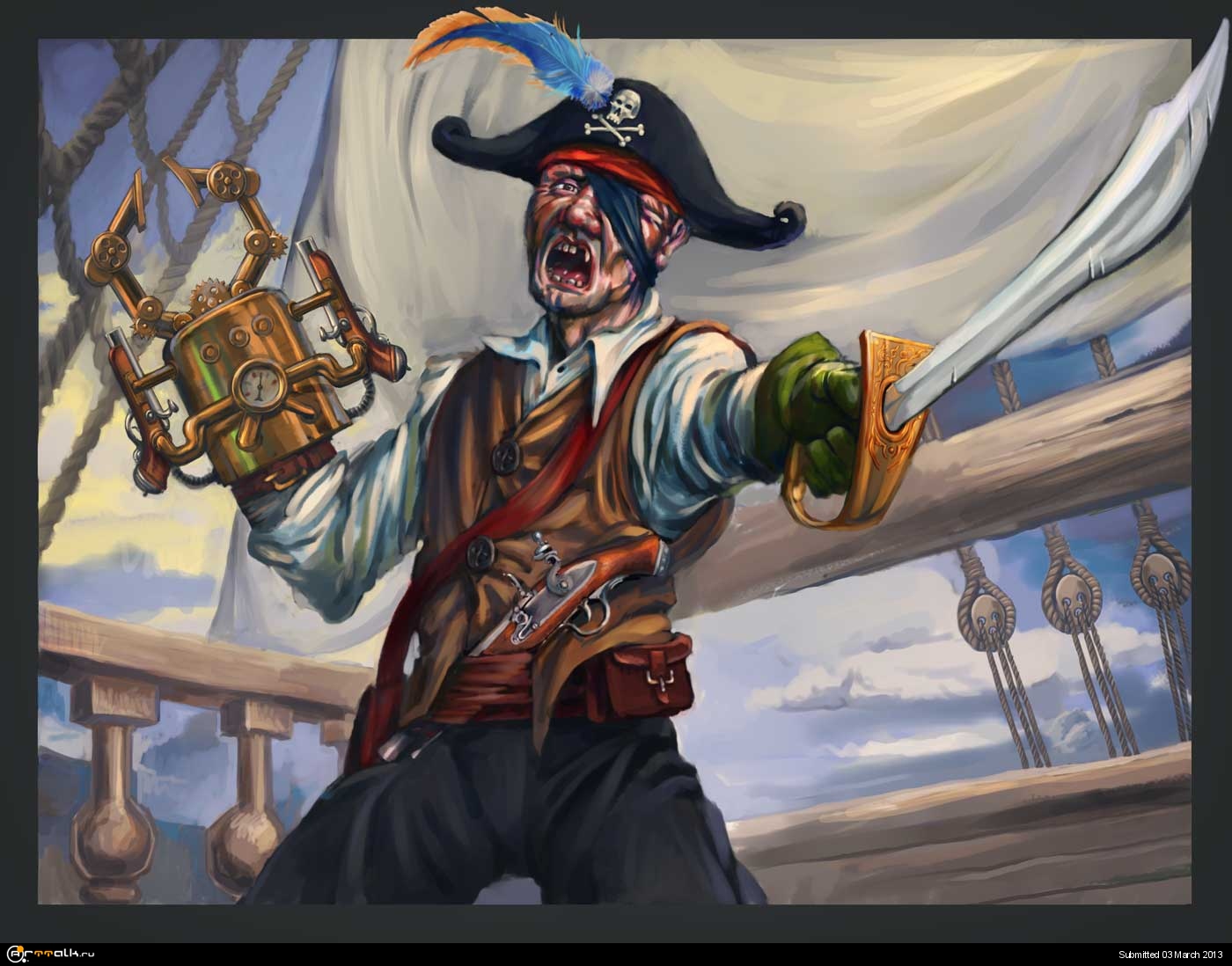 Пиратка стим версия. Берсерк пираты. Тысяча чертей пират. Берсерк пират арт. Серега пират Берсерк.