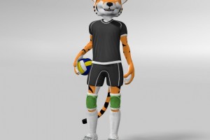 Тигра волейболист