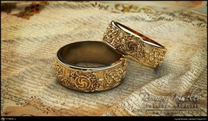 кольца со славянскими узорами
