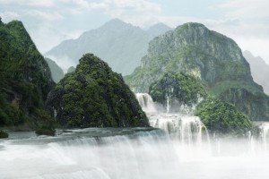 Land Of Waterfall
