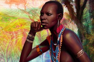 Женщина масаи