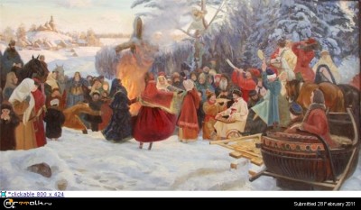  Леонидович  «Масленица. Проводы зимы в XVII веке».jpg
