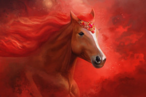 Красная лошадь, символ 2026 года