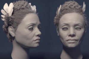 Portrait Likeness Study in Zbrush. Thandie Newton. Character Design Digital Art Sculpting